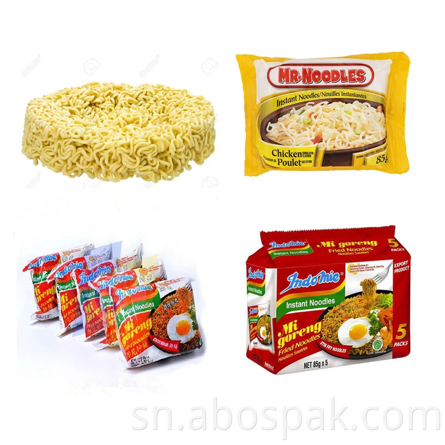 SUS 304 Yakanyanya Kutengesa Otomatiki Inoyerera Multi-Function Pouch Packing Packaging Machines kune Multiple Instant Noodles/Biscuits/Snack/Popcorn